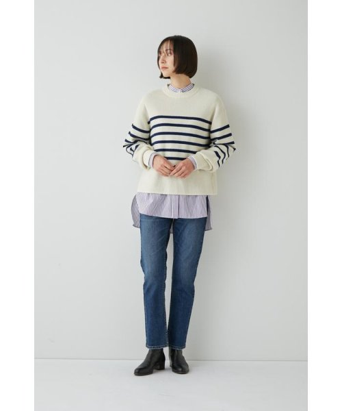 スリムストレートデニム 