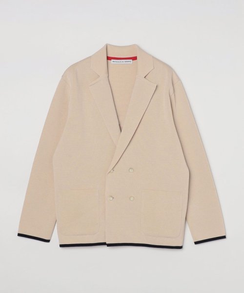 BATEAUX DE SHIPS: ミラノリブ ダブルブレスト ジャケット DE BATEAUX SHIPS