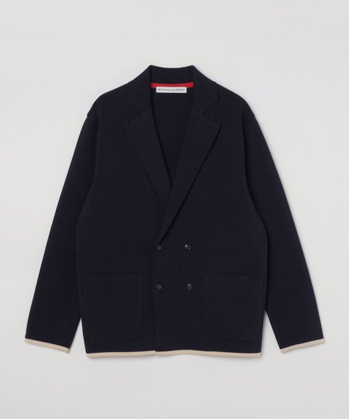 BATEAUX DE SHIPS: ミラノリブ ダブルブレスト ジャケット DE BATEAUX SHIPS