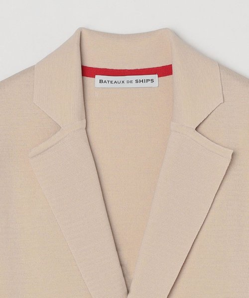 BATEAUX DE SHIPS: ミラノリブ ダブルブレスト ジャケット DE BATEAUX SHIPS