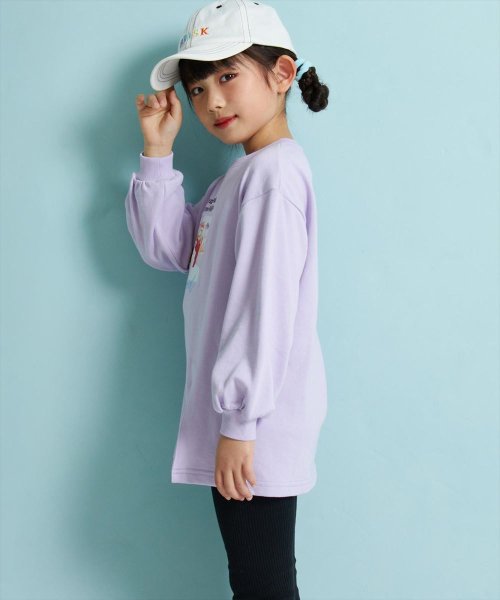 ANAP KIDS(アナップキッズ)/スリットミニ裏毛フォトチュニック/img02