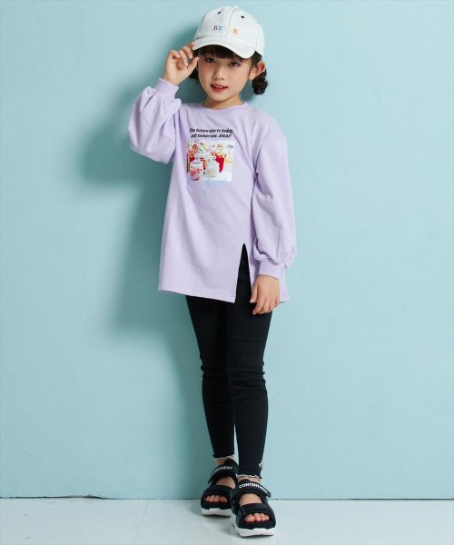 ANAP KIDS(アナップキッズ)/スリットミニ裏毛フォトチュニック/img04