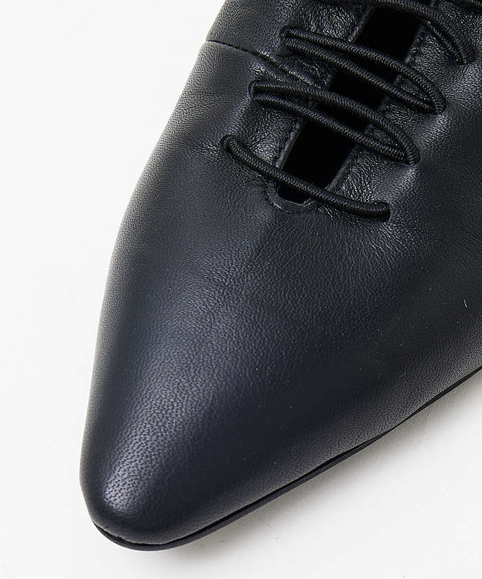 オゥ バニスター（Au BANNISTER）/ポインテッドトゥレースアップバブーシュ ポインテッドトゥレースアップバブーシュ(505088215)｜阪急百貨店公式