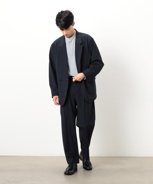 COMME CA ISM MENS(コムサイズム（メンズ）)/【セットアップ対応】ウォッシャブル リサイクル かすりチェック トロ ダブル ジャケット/img10