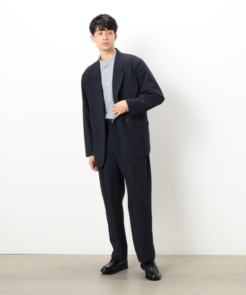 COMME CA ISM MENS(コムサイズム（メンズ）)/【セットアップ対応】ウォッシャブル リサイクル かすりチェック トロ パンツ/img10