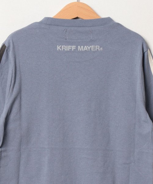 KRIFF MAYER(クリフ メイヤー)/シャリ天ラインロンTシャツ  (120~170cm)/img05