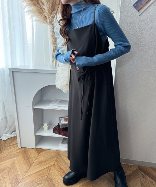 キャミワンピが最強！リネンライクマルチwayロングキャミワンピ