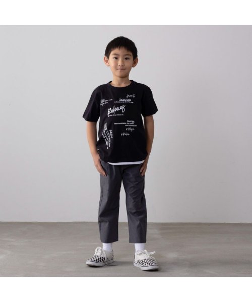 MAC HOUSE(kid's)(マックハウス（キッズ）)/T－GRAPHICS ティーグラフィックス メッセージロゴ半袖Tシャツ MAB23114/img02