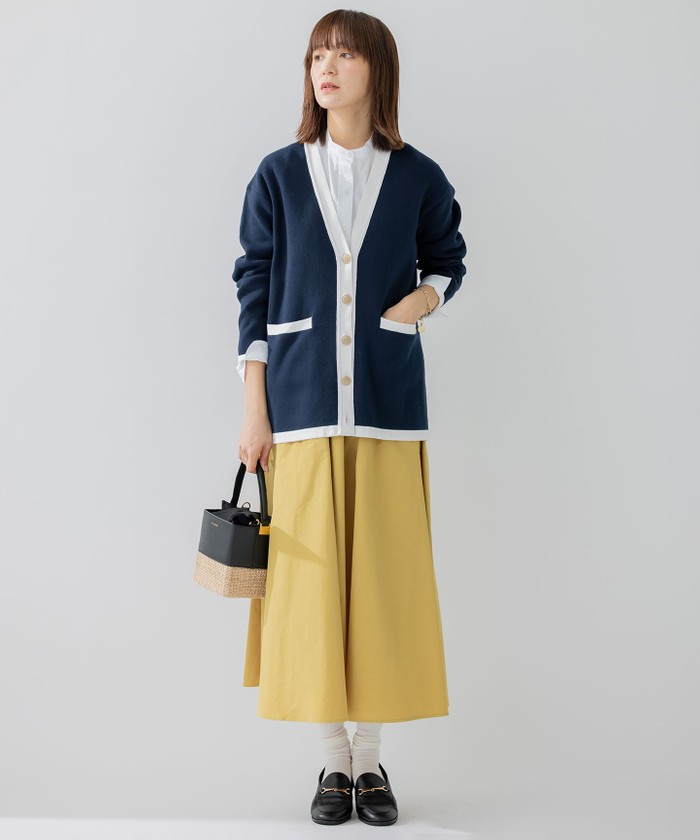23SS✨23区 【洗える】ハイカウントライトタフタ ギャザースカート 完売品 洗える】ハイカウントライトタフタ ギャザースカート / 23区