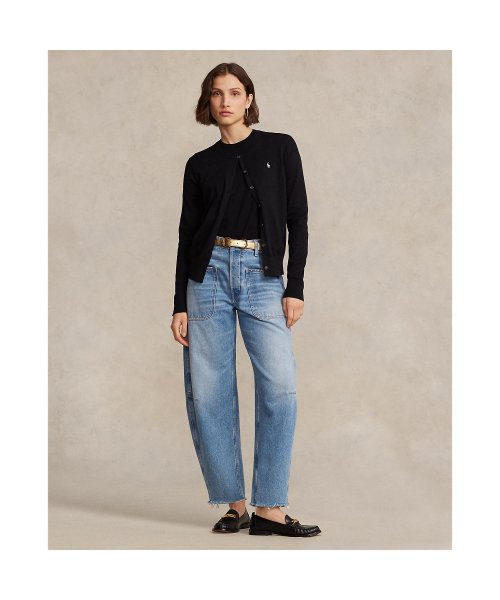 コットンブレンド ショートスリーブ セーター 