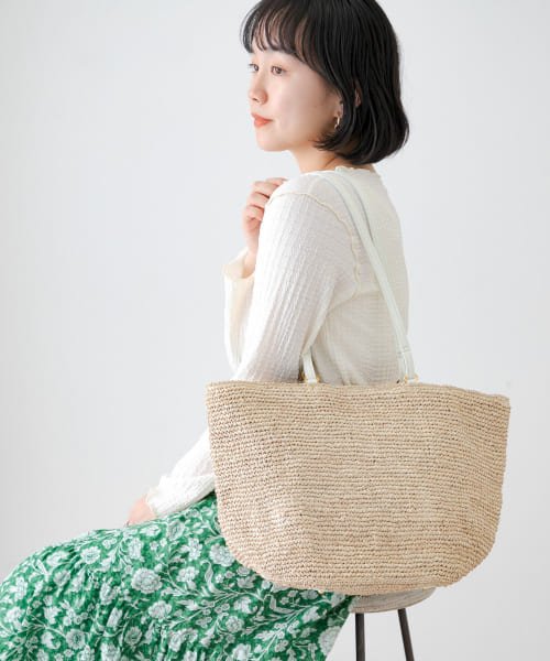 URBAN RESEARCH Sonny Label(アーバンリサーチサニーレーベル)/VIOLA d’ORO　2WAYラフィアバッグ/img04