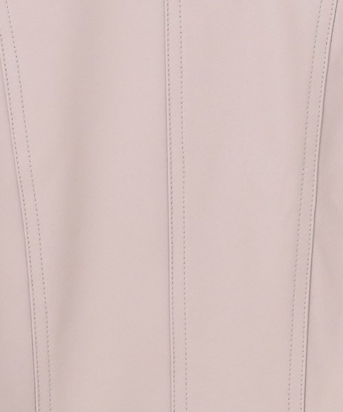 レザーノーカラーライダース 