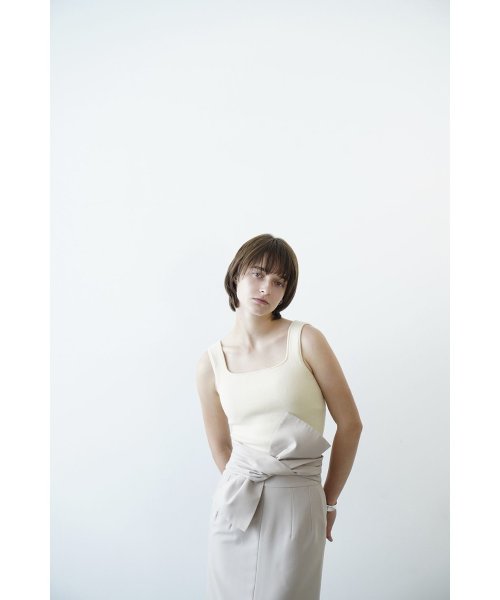 CLANE(クラネ)/SQUARE TANK KNIT TOPS/img04