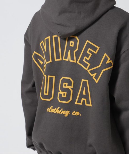 AVIREX(AVIREX)/《WEB&DEPOT限定》AVIREX SWEAT PULL OVER PARKA / アヴィレックス スウェット プルオーバー パーカー/img45