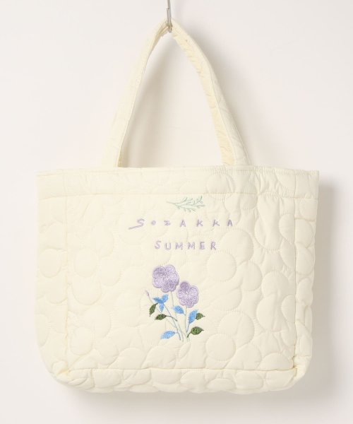aimoha(aimoha（アイモハ）)/フラワー刺繍トートバッグ/img35