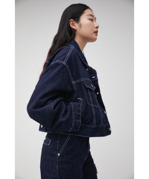 AZUL by moussy(アズールバイマウジー)/WIDE SLEEVE SHORT DENIM JACKET/img11