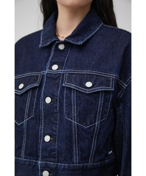 AZUL by moussy(アズールバイマウジー)/WIDE SLEEVE SHORT DENIM JACKET/img16