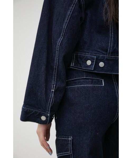 AZUL by moussy(アズールバイマウジー)/WIDE SLEEVE SHORT DENIM JACKET/img18