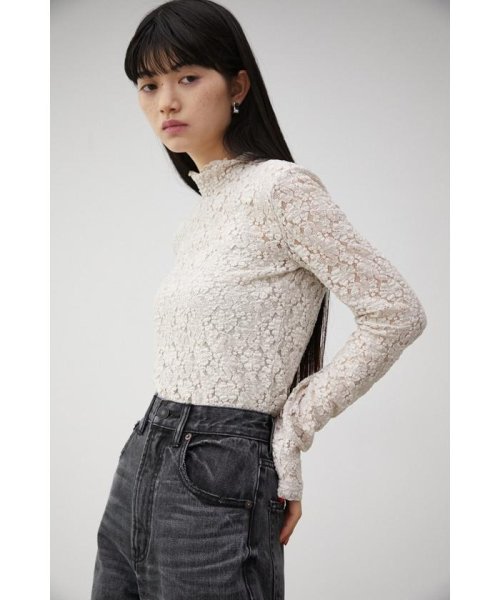 AZUL by moussy(アズールバイマウジー)/CUT LACE LONG SLEEVE TOPS/img01