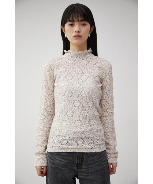 AZUL by moussy(アズールバイマウジー)/CUT LACE LONG SLEEVE TOPS/img04