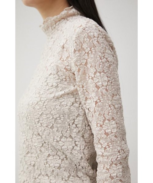 AZUL by moussy(アズールバイマウジー)/CUT LACE LONG SLEEVE TOPS/img08