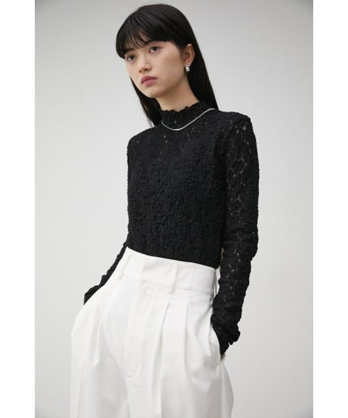 AZUL by moussy(アズールバイマウジー)/CUT LACE LONG SLEEVE TOPS/img11
