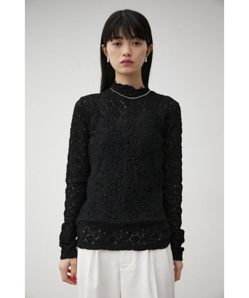 AZUL by moussy(アズールバイマウジー)/CUT LACE LONG SLEEVE TOPS/img13