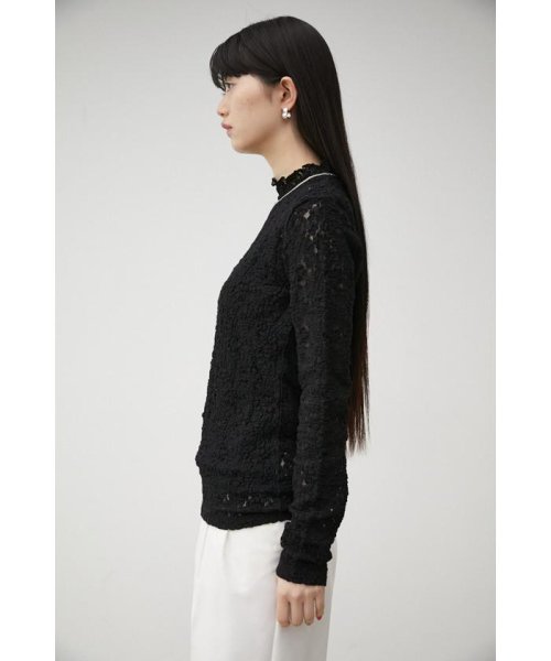 AZUL by moussy(アズールバイマウジー)/CUT LACE LONG SLEEVE TOPS/img14
