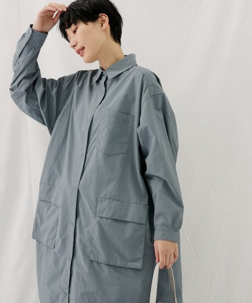 EKAL(EKAL)/『撥水』『UVカット』『別注』BURLAP OUTFITTER×EKAL　サプレックスナイロンシャツワンピース/img01