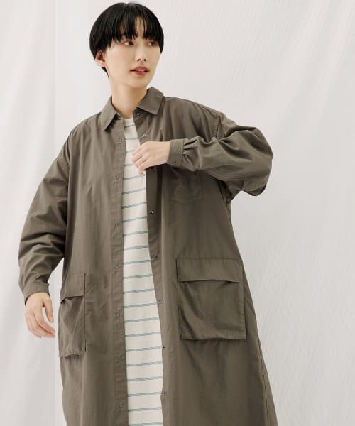 EKAL(EKAL)/『撥水』『UVカット』『別注』BURLAP OUTFITTER×EKAL　サプレックスナイロンシャツワンピース/img12