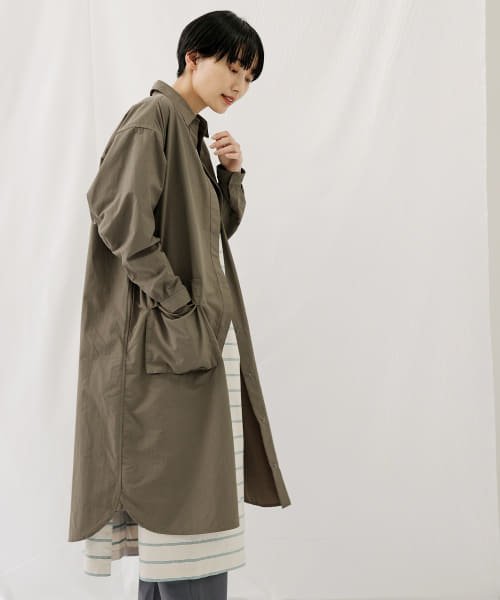 EKAL(EKAL)/『撥水』『UVカット』『別注』BURLAP OUTFITTER×EKAL　サプレックスナイロンシャツワンピース/img13