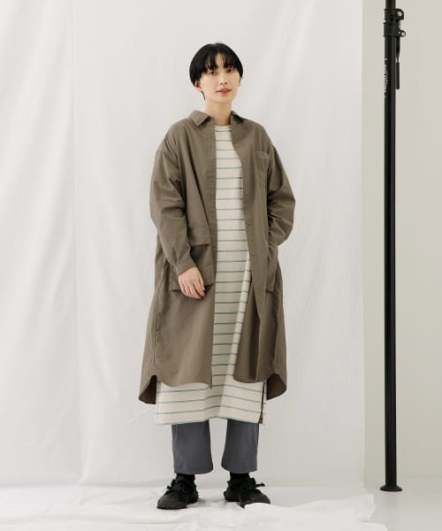 EKAL(EKAL)/『撥水』『UVカット』『別注』BURLAP OUTFITTER×EKAL　サプレックスナイロンシャツワンピース/img16