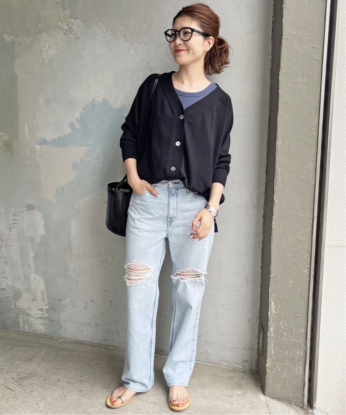 ICECOTTON 2wayオーバーサイズカーディガン