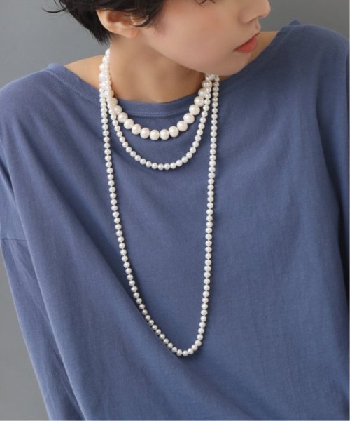エシカル淡水ポテトパールネックレス10mm36cm SV 