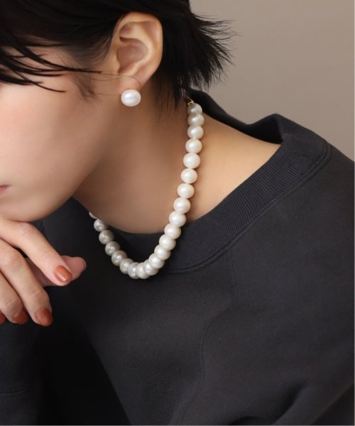 エシカル淡水ポテトパールネックレス10mm36cm SV 