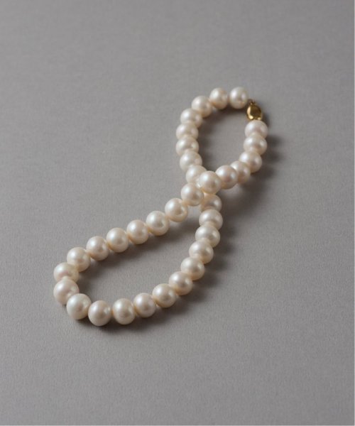 エシカル淡水ポテトパールネックレス10mm36cm SV 