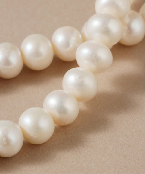 エシカル淡水ポテトパールネックレス10mm36cm SV 