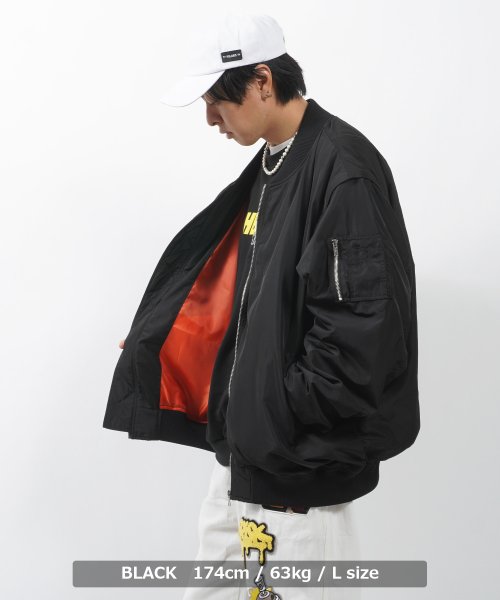 1111clothing(ワンフォークロージング)/MA－1 メンズ フライトジャケット レディース ライトアウター ブルゾン 2WAY ジャケット アウター 長袖 ミリタリー ベスト オーバーサイズ/img16