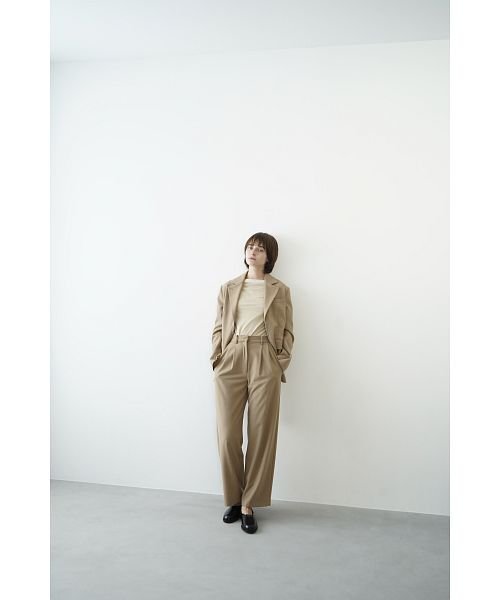 CLANE(クラネ)/【EXCLUSIVE】TWO TUCK TAPERED PANTS/img09