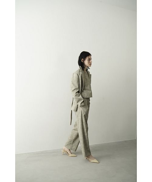 CLANE(クラネ)/【EXCLUSIVE】TWO TUCK TAPERED PANTS/img19