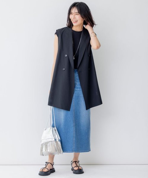 NIJYUSANKU（LARGE SIZE）(２３区（大きいサイズ）)/【洗える】23区DENIM ストレッチデニム スカート/img08