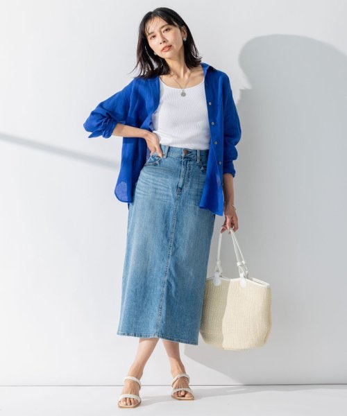 NIJYUSANKU（LARGE SIZE）(２３区（大きいサイズ）)/【洗える】23区DENIM ストレッチデニム スカート/img10