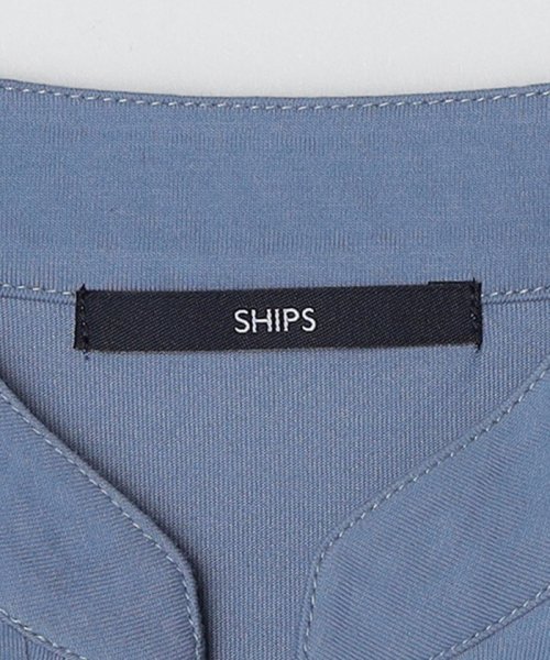 SHIPS MEN(シップス　メン)/*SHIPS:〈接触冷感〉アイスタッチ プレーティングジャージー バンドカラー ポロシャツ/img21