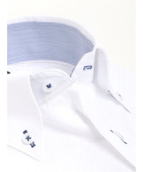 TAKA-Q(タカキュー)/形態安定 吸水速乾 スタンダードフィット ボタンダウン 長袖 シャツ メンズ ワイシャツ ビジネス yシャツ 速乾 ノーアイロン 形態安定/img02