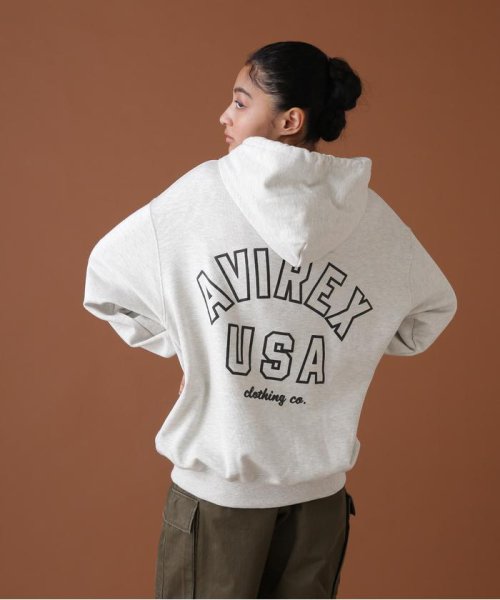 AVIREX(AVIREX)/《WEB&DEPOT限定》AVIREX SWEAT PULL OVER PARKA / アヴィレックス スウェット プルオーバー パーカー/img52