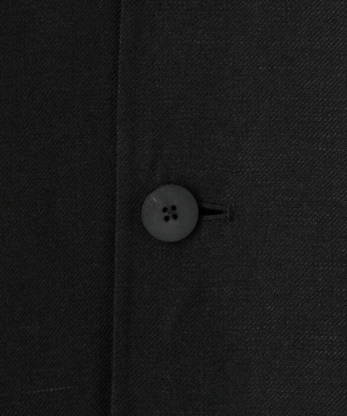 ウールリネン ダブルフェイスリバーコート 