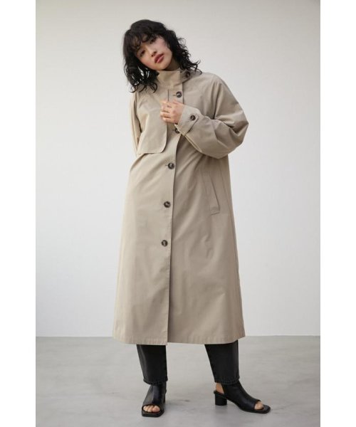 AZUL by moussy(アズールバイマウジー)/SPRING STAND COLLAR TRENCH CT/img23