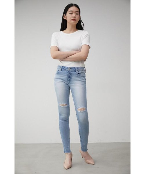 AZUL by moussy(アズールバイマウジー)/CRASH DENIM SKINNY III/img11