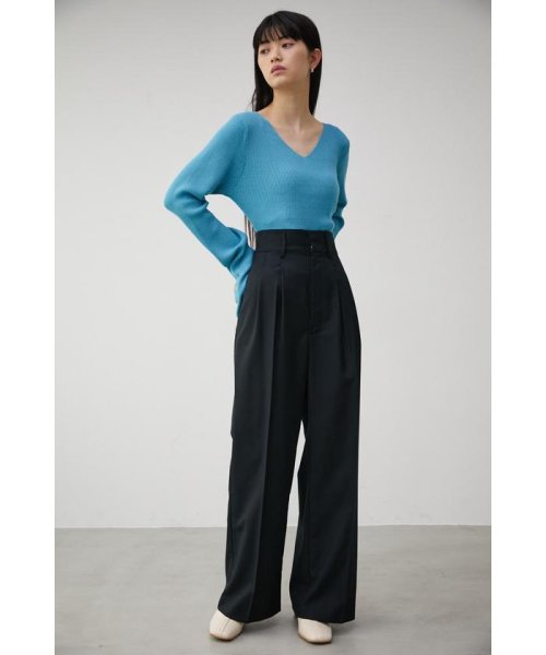 AZUL by moussy(アズールバイマウジー)/FRONT DARTS HIGH WAIST PANTS/img11