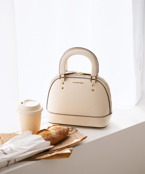 ポイントステッチショルダーバッグ 